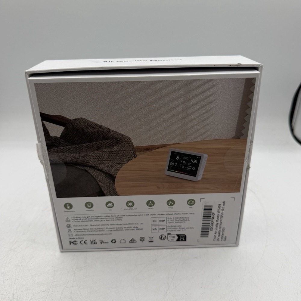 Professional 16 in 1 Air Quality Monitor Indoor 10h Battery & 5.5" Display 9 - Picture 3 of 3